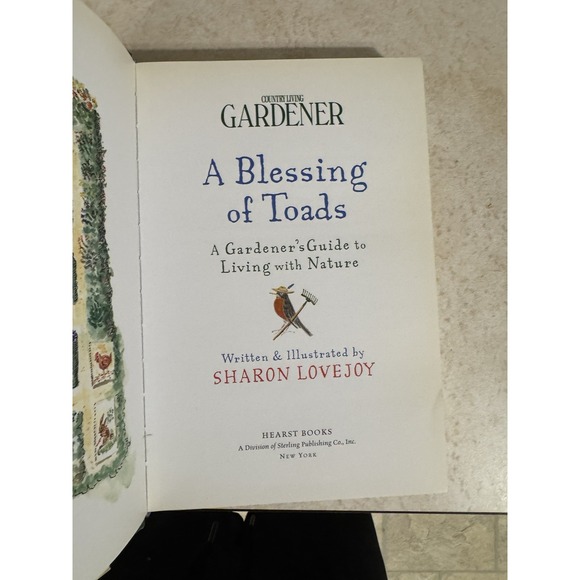 Sharon Lovejoy A Blessing of Toads First Edition A Gardener's Guide - Picture 2 of 9